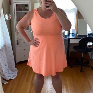 Neon orange Dress